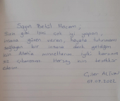 Hayata tutunmamı sağlayan bir insana denk geldiğim için Allah'a minnettarım.