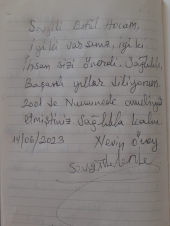 Sağlıklı, başarılı yıllar diliyorum.